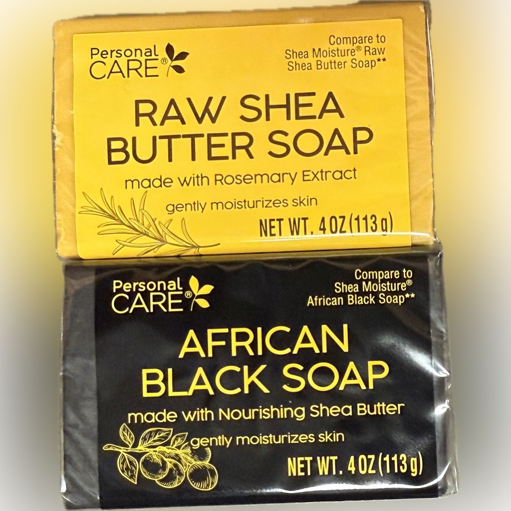 Raw Shea Butter and African Black Soap Duo